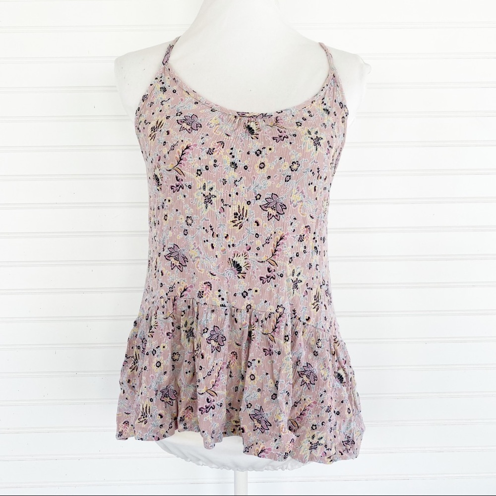 Mossimo pink floral blouse Size Medium